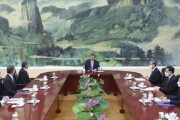 상석 앉은 시진핑 “미-중, 존중해야” 블링컨에 훈수